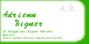 adrienn wigner business card